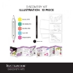 Picture of Spectrum Noir Discovery Kit Σετ Εκμάθησης με Μαρκαδόρους - Illustration