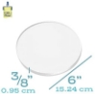 Picture of Gel Press Circle 6" - Επιφάνεια Εκτυπώσεων Μονοτυπίας Gel Κύκλος