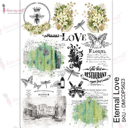 Picture of Dress My Craft Transfer Me Φύλλο Μεταφοράς Εικόνας Α4 - Eternal Love