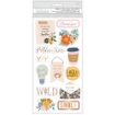 Picture of American Crafts Thickers Αυτοκόλλητα - Live & Let Grow, Phrase W/Gold Foil