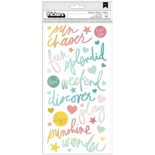 Picture of American Crafts Heidi Swapp Thickers Αυτοκόλλητα - Sun Chaser, Phrase