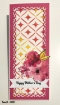Picture of Pinkfresh Studio Slimline Στένσιλ 4"X9" - Diamond Motif