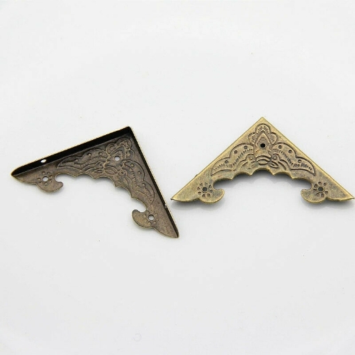 Picture of Metal Book Corners - Μεταλλικές Γωνίες Bronze 2τμχ