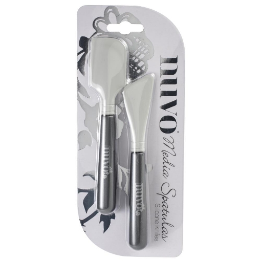 Picture of Nuvo Media Silicone-Edged Spatulas - Σπάτουλες Σιλικόνης