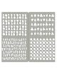 Picture of Dyan Reaveley's Dylusions Στένσιλ 9.25” x 8.25” - Border It Again  