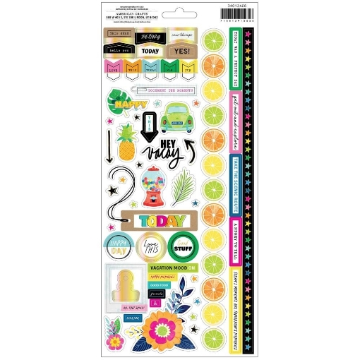 Picture of Vicki Boutin Cardstock Αυτοκόλλητα 6"X12"- Sweet Rush, Accents & Phrases