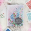 Picture of Pinkfresh Studio Layering Stencils | Σετ Στένσιλ με Floral Σχέδιο - Enchanting Meadows, 5 τεμ.
