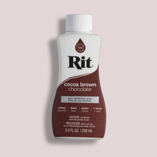 Picture of Rit All-Purpose Liquid Dye | Βαφή Υφάσματος για Φυσικές Ίνες 236ml – Cocoa Brown