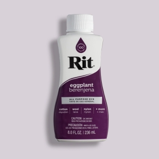 Picture of Rit All-Purpose Liquid Dye | Βαφή Υφάσματος για Φυσικές Ίνες 236ml – Eggplant