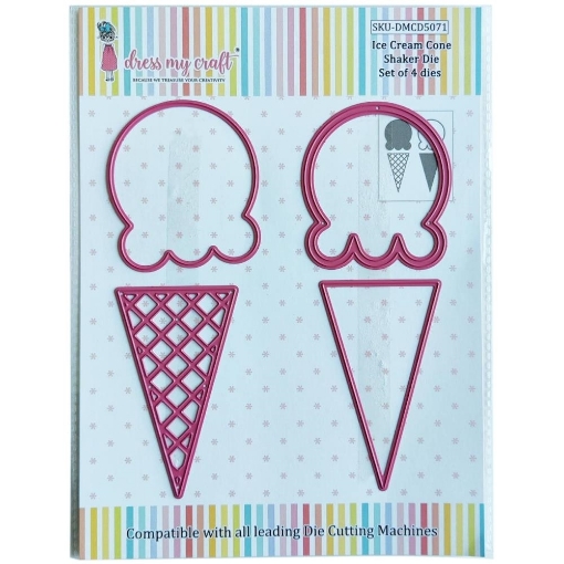 Picture of Dress My Craft Shaker Μήτρες Κοπής - Ice Cream Cone 