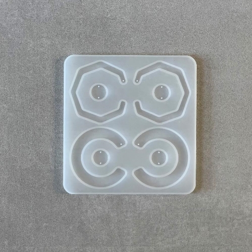 Picture of Jewelry Made Big Hoops Mold - Καλούπι Σιλικόνης για Σκουλαρίκια