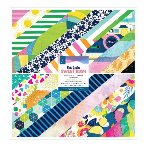 Picture of Vicki Boutin Μπλοκ Scrapbooking Διπλής Όψης 12"X12" - Sweet Rush