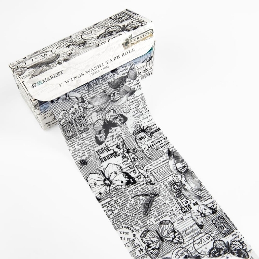 Picture of 49 And Market Washi Tape Χάρτινη Διακοσμητική Ταινία Curators Essential - Wings