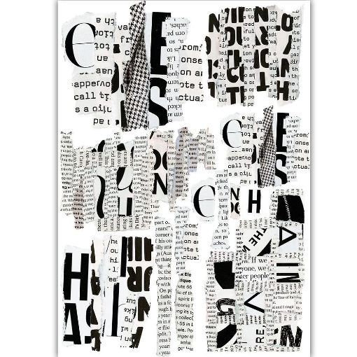 Picture of Dress My Craft Transfer Me Φύλλο Μεταφοράς Εικόνας Α4 - Torn Newspapers