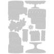 Picture of Sizzix Thinlits Μήτρες Κοπής Από Την Olivia Rose - Build A Cake, 10τεμ.