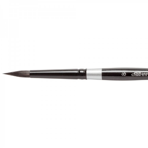 Picture of Silver Black Velvet Πινέλο Ακουαρέλας 3000S Round No 8