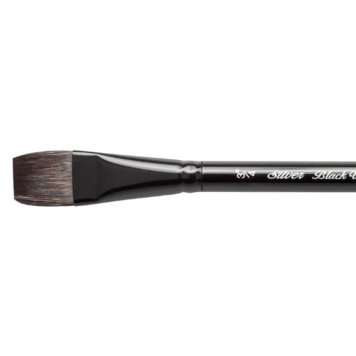 Picture of Silver Black Velvet Πινέλο Ακουαρέλας 3008S Square Wash - 3/4''