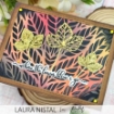 Picture of Picket Fence Studios Slimline Στένσιλ  4"X10" - Shadow of Leaves
