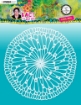 Picture of Art By Marlene Στένσιλ 8"x8" - Back To Nature, Floral Wheel 