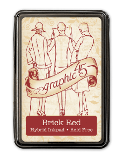 Picture of Graphic 45 Hybrid Inkpad - Υβριδικό Μελάνι Brick Red