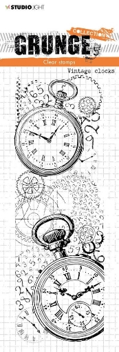 Picture of Studio Light Grunge Διάφανη Σφραγίδα - Nr. 227, Vintage Clocks