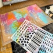 Picture of Dina Wakley Media Στένσιλ 9''x6'' - Marks