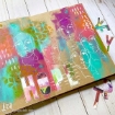 Picture of Dina Wakley Media Στένσιλ 9''x6'' - Marks