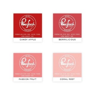 Picture of Pinkfresh Studio Σετ Μελάνια Premium Dye Cube Ink Pads - Heartbeat, 4τεμ.