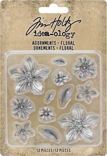 Picture of Tim Holtz Idea-Ology - Μεταλλικά Διακοσμητικά Στοιχεία, Floral