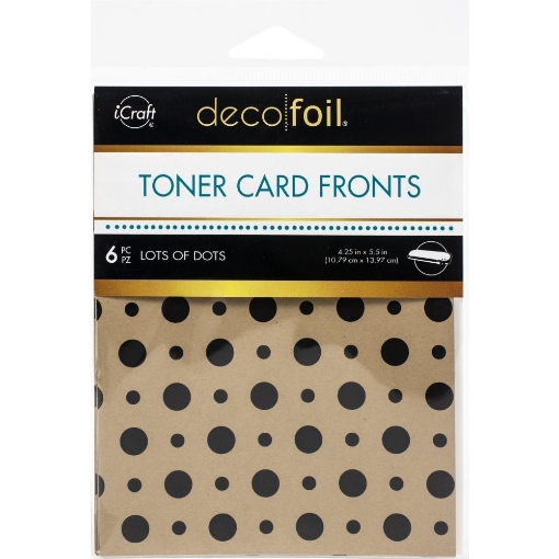 Picture of Therm-O-Web Deco Foil Toner Card Fronts | Έτοιμα Φύλλα Μεταφοράς για Foiling – Lots of Dots