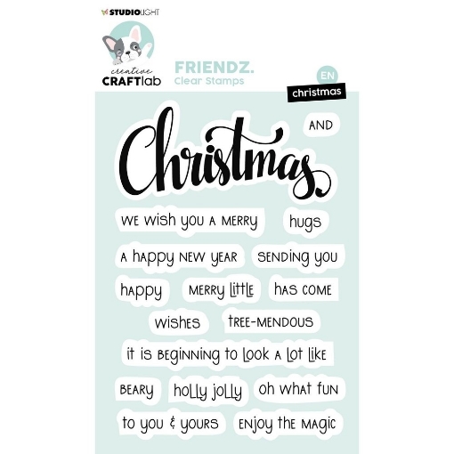 Picture of Studio Light Creative Craft Lab Διάφανες Σφραγίδες - Friendz nr.274 Christmas, 17 τεμ.