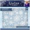 Picture of Crafter's Companion Φύλλα Περγαμηνής  8" x 8" - Winter's Sparkle 