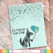 Picture of Waffle Flower Crafts Στένσιλ 5.25"x6.5" – Birthday Puppies