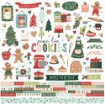 Picture of Simple Stories Συλλογή Χαρτιών Scrapbooking Διπλής Όψης 12"X12" - Baking Spirits Bright 