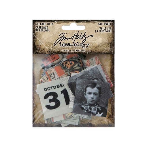 Picture of Tim Holtz Idea-Ology - Διακοσμητικά Collage Tiles, Halloween
