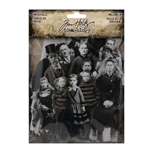 Picture of Tim Holtz Idea-Ology Διακοσμητικά Die Cuts - Halloween Paper Dolls , 65 τεμ.