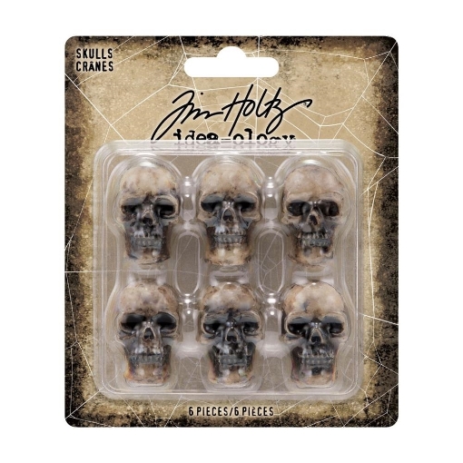 Picture of Tim Holtz Idea-Ology - Διακοσμητικές Μινιατούρες, Halloween Skulls