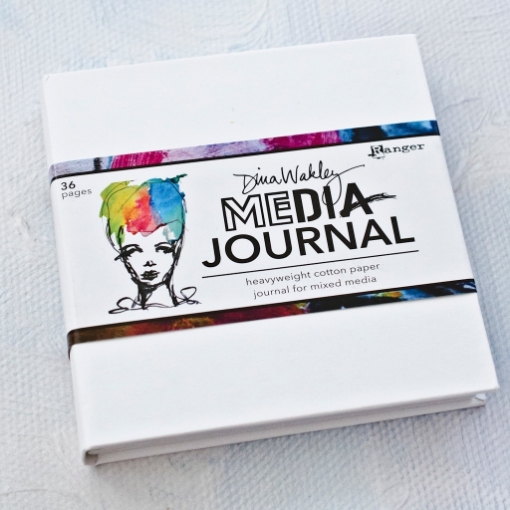 Picture of Dina Wakley Media White Journal | Art Journal με 36 Σελίδες 100% Cotton Rag Paper - 6" x 6"