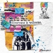 Picture of Dina Wakley Media White Journal 6"X6" - Mixed Media Journal με Χειροποίητο Βαμβακερό Χαρτί