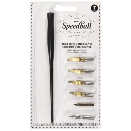Picture of Speedball Calligraphy Dip Pen Set | Σετ Καλλιγραφίας με Κονδυλοφόρο & 6 Πένες, 7 τεμ.