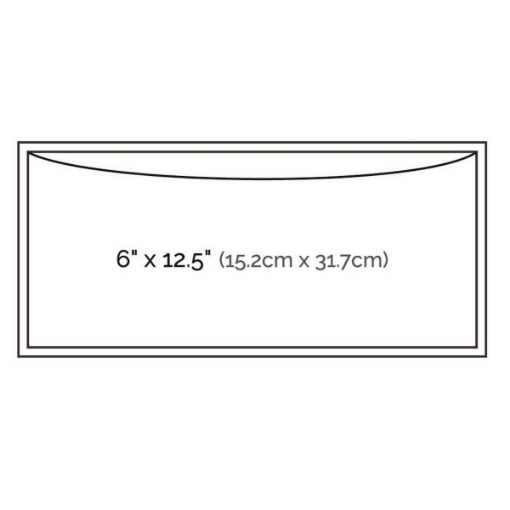 Picture of Totally Tiffany Kiwi Lane Θήκες Αποθήκευσης 6'' x 12.5'' – Μία Τσέπη | Σετ 4 τεμ.