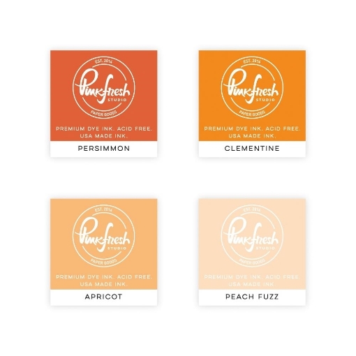 Picture of Pinkfresh Studio Premium Dye Cube Ink Pads Σετ Μελάνια - Indian Summer, 4τεμ.