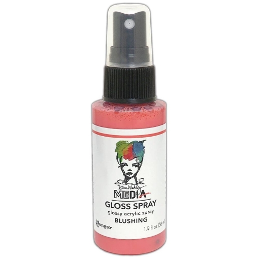 Picture of Dina Wakley Media Gloss Sprays | Ακρυλικό Χρώμα σε Σπρέι με Gloss Φινίρισμα, Blushing