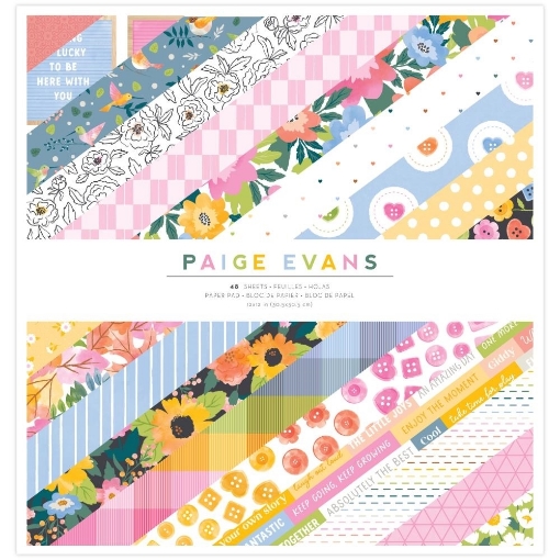 Picture of American Crafts Paige Evans Μπλοκ Scrapbooking Μονής Όψης 12'' x 12'' - Garden Shoppe