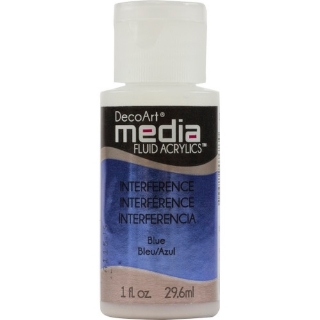 Picture of DecoArt Media Fluid Acrylics Ακρυλικό Χρώμα 29ml - Interference Blue