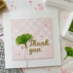 Picture of Pinkfresh Studio Σφραγίδα Φόντου Rubber σε Cling A2 - Dainty Plaid