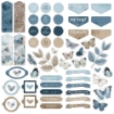 Picture of 49 & Market Διασκομητικά Chipboard - Vintage Artistry Serenity, 64τεμ.
