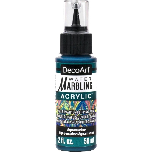 Picture of DecoArt Water Marbling Paint Χρώμα Μαρμαρογραφίας 59ml - Aquamarine 