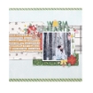Picture of Crate Paper Μπλοκ Scrapbooking Μονής Όψης 12'' x 12'' - Mittens & Mistletoe