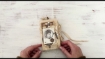 Picture of Tim Holtz Idea-Ology Fabric Journal 4"X6" - Journal από Καμβά